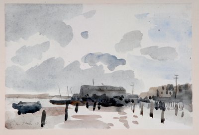 The Quay, Shoreham af Philip Wilson Steer