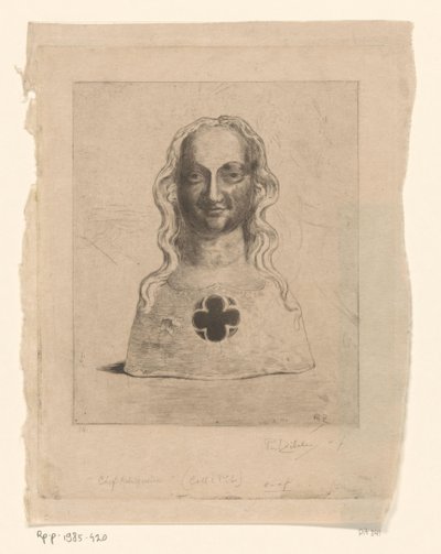 buste af en kvinde Chief Reliquary (original titel) af Philip Zilcken (signed by artist)