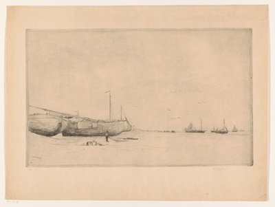 Scheveningen Strand af Philip Zilcken (signed by artist)