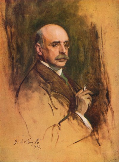 Charles Holme: grundlægger og første redaktør af The Studio, 1908 af Philip de László