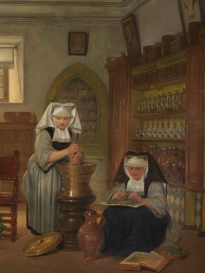 Detalje af apoteket på Saint-John