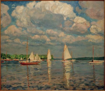 Sejlbåde på Wannsee af Philipp Franck