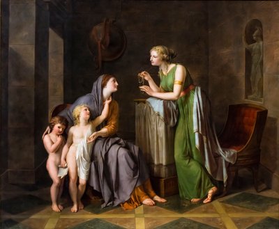 Cornelia, mor til Gracques-familien af Philipp Friedrich Hetsch