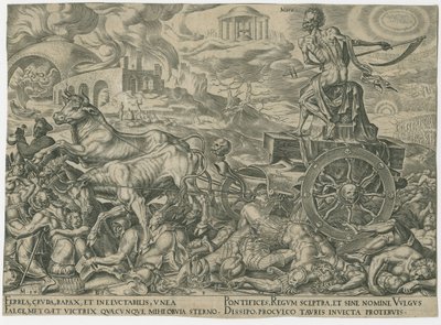 Dødens triumf, ca. 1565. af Philipp Galle