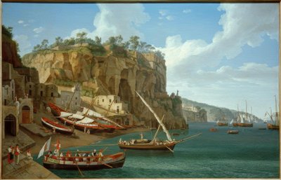 J.Ph. Hackert, Marina Piccola i Sorrent / Gem., 1794 af Philipp Hackert