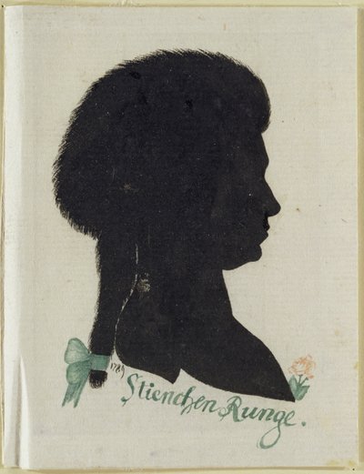Stienchen Runge, 789 (indisk blæk og wc på papir) af Philipp Otto Runge
