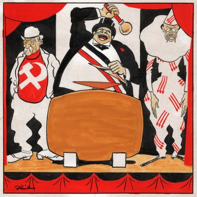 Leon Blum. 1930-1936 (gravering) af Philippe (1905 1940) Larquier