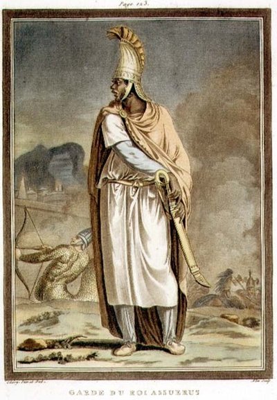 A Guard of King Ahasverus, kostume til 