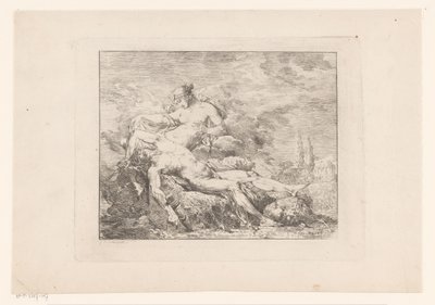 Diana og Endymion af Philippe Auguste Hennequin