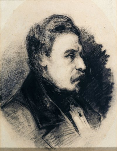 Profilportræt af Godefroy Cavaignac af Philippe Auguste Jeanron