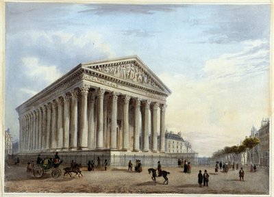 Madeleine-kirken - i ""Gå i Paris og dens omgivelser"" af Jacottet og Benoist, Paris af Philippe Benoist