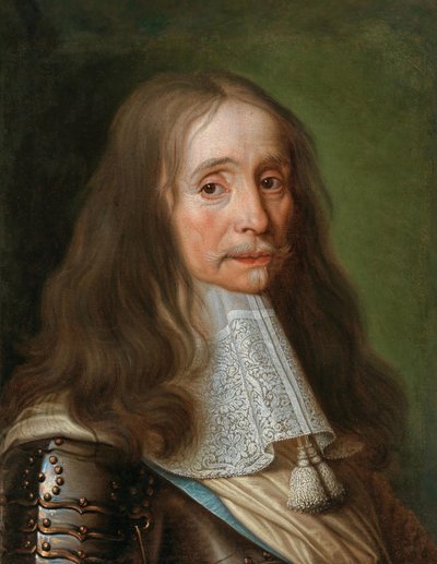 Portræt af Charles de La Porte 1602-1664, ca. 1660. af Philippe de Champaigne