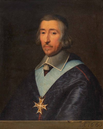 Portræt af Hardouin af Perefixe de Beaumont, ca. 1660. af Philippe de Champaigne