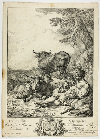 Rolig bonde af Philippe Jacques de Loutherbourg II