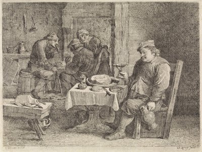 Stuehus interiør af Philippe Lambert Joseph Spruyt