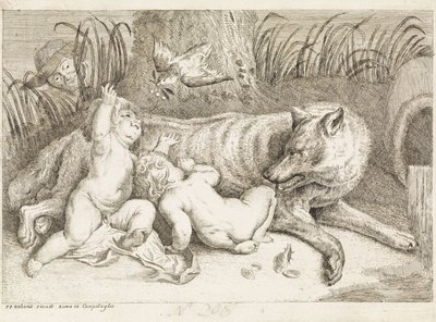 Romulus og Remus af Philippe Lambert Joseph Spruyt