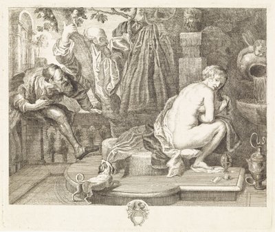 Susanna og de ældste af Philippe Lambert Joseph Spruyt