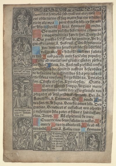 Side fra "Timebog" af Philippe Pigouchet