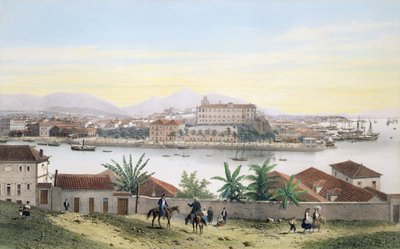 Rio de Janeiro (litho farve) af Philippe and Ciceri Eugene Benoist