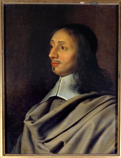 Portræt af Antoine Le Maistre (eller Lemaistre, Le Maitre) (1608-1646), professor i retorik og diktion af dramatikeren Jean Racine En stor jansenisme, han var medlem af Arnauld-familien - Kopi af et originalt tabt portræt af Philippe de Cham af Philippe de (after) Champaigne