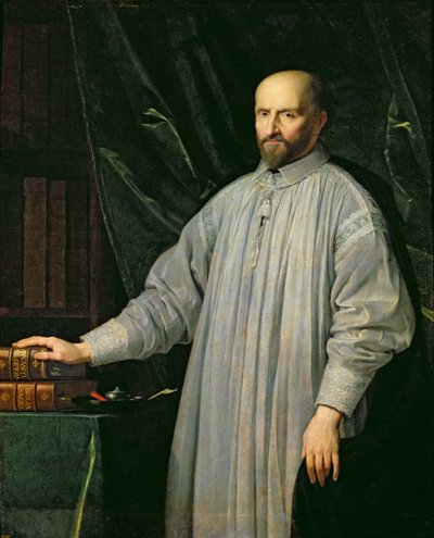 Jean Duvergier de Hauranne (1581-1643) abbed af Saint-Cyran, ca. 1646-48 af Philippe de Champaigne