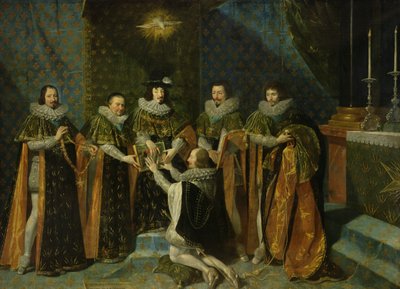 Louis XIII (1601-43) Modtagelse af Henri d