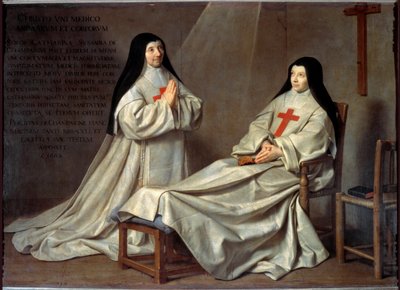 Port Royal: Portræt af mor Catherine Agnes Arnauld og søster Catherine de Sainte Suzanne (Olie på lærred af Philippe de Champaigne
