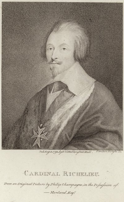 Portræt af kardinal Richelieu af Philippe de Champaigne