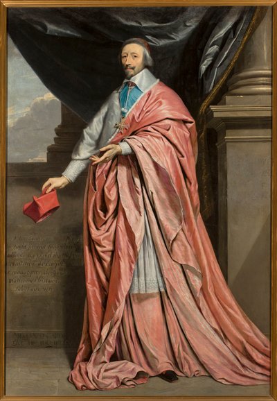 Portræt af kardinal Richelieu af Philippe de Champaigne