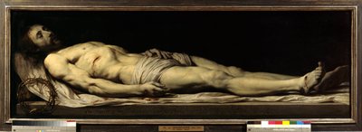 Den døde Kristus lægger på sit ligklæde Maleri af Philippe de Champaigne (1602-1674) 1600-tallet søn 0,68x1,97 m Paris, Louvre af Philippe de Champaigne