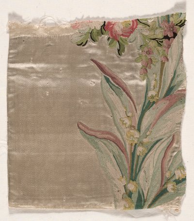 Coverlet Fragment, ca. 1760-1770. af Philippe de Lasalle