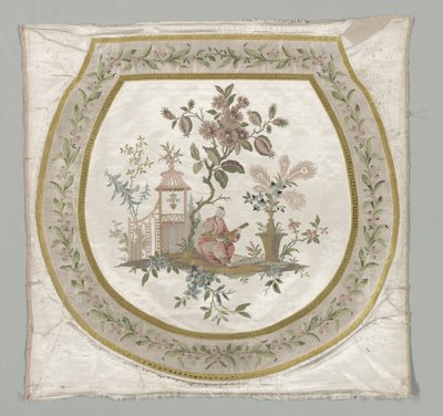 Polstring til et stolesæde, ca. 1743-1774. af Philippe de Lasalle