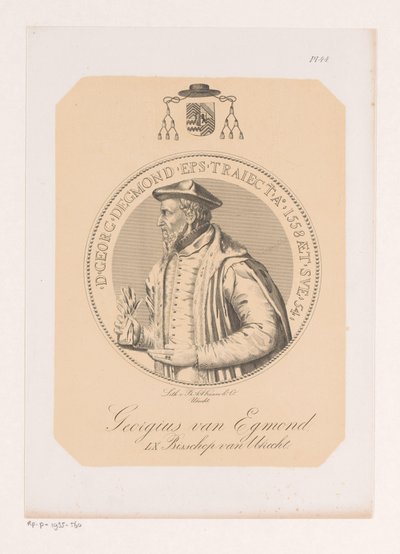 Portræt af George van Egmont af Philippus Anthonius Alexander Kanne (attributed to)