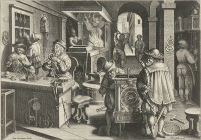 Urmagere Nye opfindelser og opdagelser (serietitel) Nova Reperta (serietitel) af Philips Galle (attributed to workshop of)
