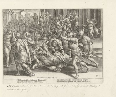Fængsling af Paulus i Jerusalem Apostlenes Gerninger (serietitel) Acta Apostolorum (serietitel) af Philips Galle