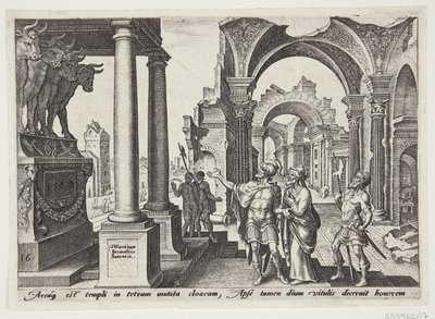Jehu tilbeder guldkalvene af Philips Galle