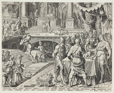 Josias fejrer påske af Philips Galle