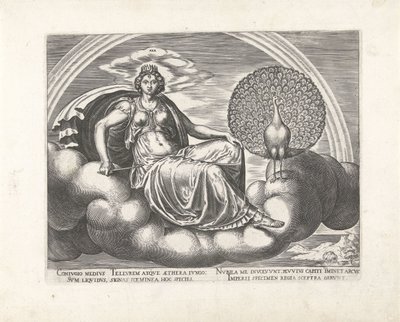 Himmel Aer (titel på objekt) De fire elementer (serietitel) af Philips Galle