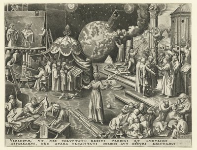 afholdenhed Temperance (titel på objekt) De syv dyder (serietitel) af Philips Galle