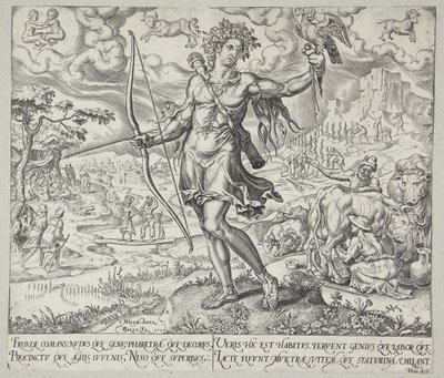 Forår af Philips Galle