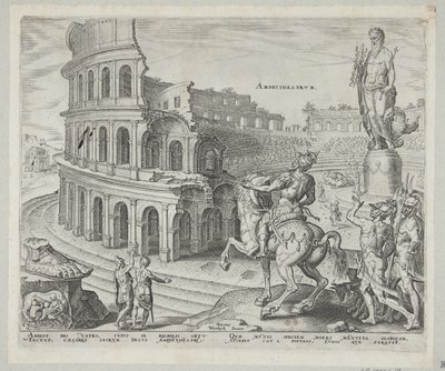 Colosseum i Rom af Philips Galle