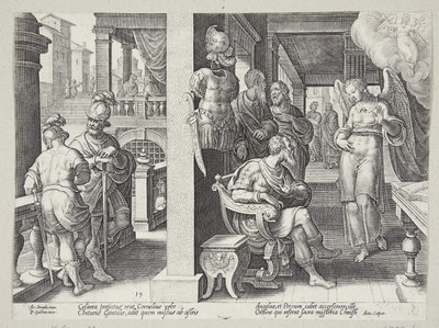 Englen sender Cornelius efter St. Peter af Philips Galle