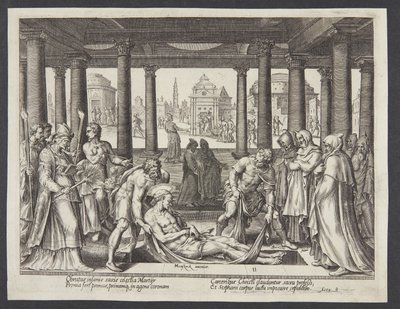 Begravelsen af St. Stephen af Philips Galle