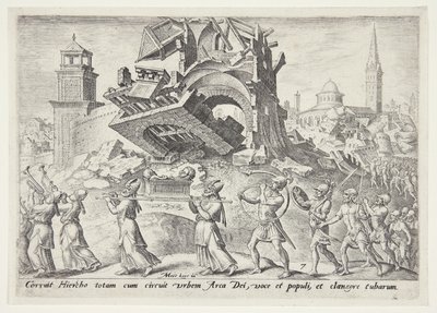 Jerikos ødelæggelse af Philips Galle