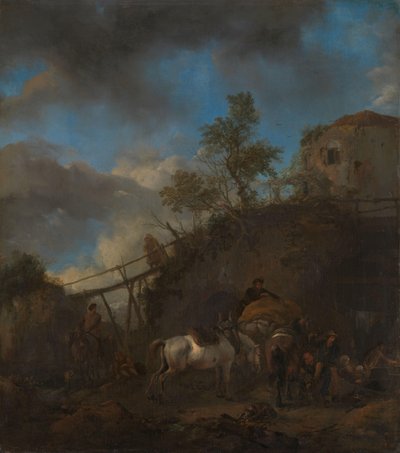 Smed sko en hest af Philips Wouwerman