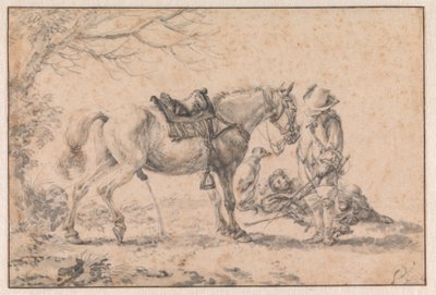Den tissende hest af Philips Wouwerman