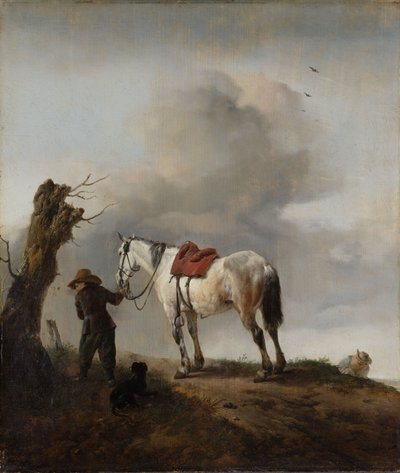 Den grå hest, ca. 1646 af Philips Wouwerman