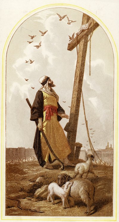 Hyrden fra Jerusalem (chromolitho) af Phillip Richard Morris