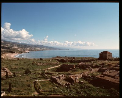Udsigt over arkæologisk sted, 3. til 2. årtusinde f.Kr af Phoenician Phoenician