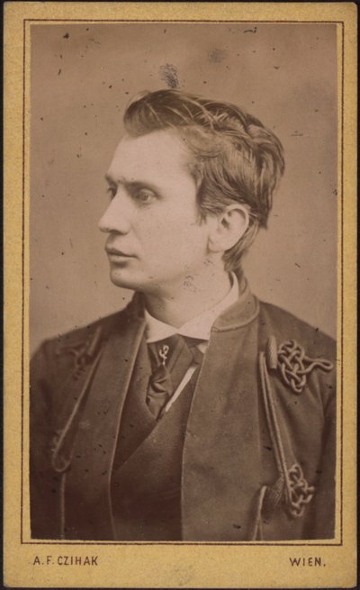 Leopold von Sacher-Masoch 1836-1895, ca. 1880 af Photo studio Adolf F. Czihak.